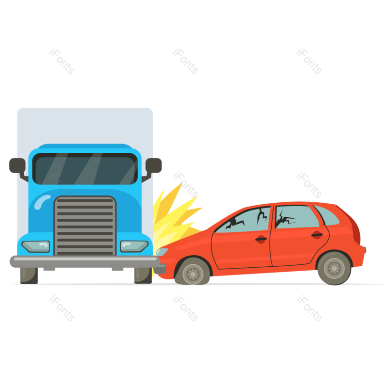 小轿车图片,交通元素,交通事故PNG,免抠素材